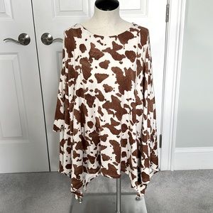 Super soft pullover with bateing sleeves